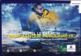 ARMEL LE CLEAC' - Maxi Banque Populaire - MER, ROUTE DU RHUM, GUADELOUPE 2018 - CPM  TBon Etat (voir Scan) - Sailing