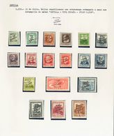 */º. 1936. Interesante Conjunto De Las Emisiones Locales Patrióticas De Sevilla, Incluyendo Diversas Series Completas, V - Nationalist Issues