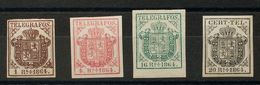 *1/4. 1864. Serie Completa. MAGNIFICA Y RARA. Cert. CEM (el 20 Reales). Edifil 2020: 1.115 Euros - Otros & Sin Clasificación