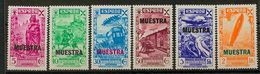 **21/26M. 1938. Serie Completa. MUESTRA. MAGNIFICA. Edifil 2017: 106 Euros - Bienfaisance