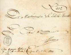 Sobre . (1858ca). Conjunto De Cuatro Registros De Embarque: LA HABANA A CARDENAS (Goleta Clío, De 1858), MATANZAS A CARD - Other & Unclassified