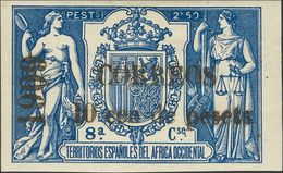 *50L. 1909. 10 Cts Sobre 2'50 Pts Azul. MAGNIFICO. Edifil 2018: 245 Euros - Sonstige & Ohne Zuordnung