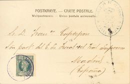 Sobre 110/17. 1900. Serie Completa Sobre Tarjetas Postales De FERNANDO POO A MADRID E Inutilizadas Con Matasello CORREOS - Sonstige & Ohne Zuordnung