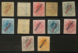 *30/41s. 1914. Serie Completa (5 Cts, 15 Cts Y 30 Cts Márgenes Justos, Probablemente Se Traten De Sellos Recortados). SI - Autres & Non Classés