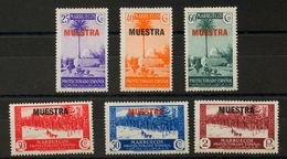 **152/59M. 1935. Serie Completa, Seis Valores. MUESTRA. MAGNIFICA. Edifil 2018: +132 Euros - Otros & Sin Clasificación