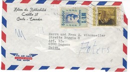 COVER CORREO AERO - VIA AIR MAIL - CASILIA - LUGANO - SUIZA.- HELEN De ROTHSCHILD. - Equateur