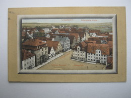 SCHWABACH, Seltenen Karte Um 1911 Mit Marke + Stempel - Schwabach