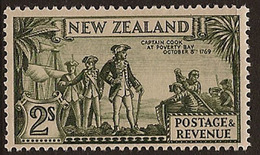 NZ 1935 2/- Captain Cook CP L13a UNHM UB111 - Unused Stamps