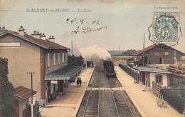 Saint Bonnet En Bresse     71      L'Intérieur De La Gare         (voir Scan) - Autres & Non Classés