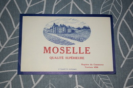 Etiquette Moselle Qualité Supérieure - Autres & Non Classés
