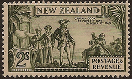 NZ 1935 2/- Captain Cook CP L13a HM UB135 - Neufs