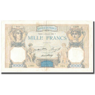 France, 1000 Francs, Cérès Et Mercure, 1936, P. Rousseau And R. Favre-Gilly - 1 000 F 1927-1940 ''Cérès E Mercure''