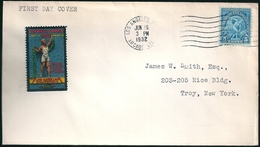 B4001 USA Olympics 1932 Los Angeles Sport Cover With Label - Estate 1932: Los Angeles