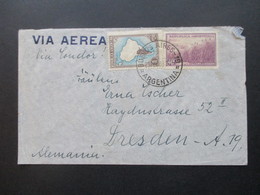 Argentinien 1938 Via Aerea / Luftpost Via Condor  Buenos Aires Nach Dresden - Cartas & Documentos