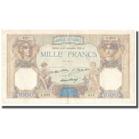 France, 1000 Francs, Cérès Et Mercure, L.1930, P. Rousseau And R. Favre-Gilly - 1 000 F 1927-1940 ''Cérès Et Mercure''