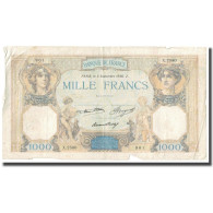 France, 1000 Francs, Cérès Et Mercure, 1936, P. Rousseau And R. Favre-Gilly - 1 000 F 1927-1940 ''Cérès Et Mercure''