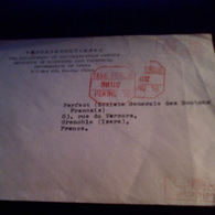 TAXE PERCUE PEKIN ROUGE 11/12/1964 VOIR SCAN - Covers & Documents