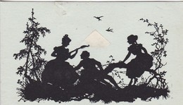 AK Aus Der Jugendzeit - R. Borrmeister - Scherenschnitt Silhouette - 1919 (45237) - Silhouettes