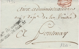 LAC FRANCHISE - LAC - Ministre Des Cultes - An 13 - Marque "T" (cerclé) - Au Verso Cachet "Jour Complte An 13 (4) - B/TB - 1801-1848: Vorläufer XIX