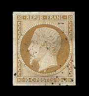 O EMISSION PRESIDENCE - O - N°9 - 10c Bistre Brun- Signé Calves - TB - 1852 Louis-Napoléon