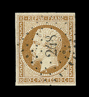 O EMISSION PRESIDENCE - O - N°9 - 10c Bistre - Signé Brun - TB - 1852 Louis-Napoleon