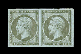 ** NAPOLEON NON DENTELE - ** - N°11 - Paire - TB - 1853-1860 Napoléon III