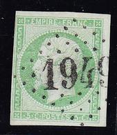 O NAPOLEON NON DENTELE - O - N°12a - 3 Belles Marges - GC 1949 - TB - 1853-1860 Napoléon III.