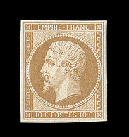 * NAPOLEON NON DENTELE - * - N°13A  - Signé Guy- TB - 1853-1860 Napoleon III