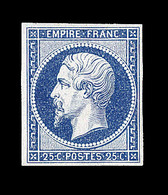 (**) NAPOLEON NON DENTELE - (**) - N°14Aa - 20c Bleu Foncé  - TB - 1853-1860 Napoleon III