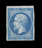 (**) NAPOLEON NON DENTELE - (**) - N°14B - 20c Bleu - TB - 1853-1860 Napoleon III