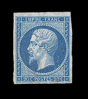 (**) NAPOLEON NON DENTELE - (**) - N°14B - 20c Bleu - TB - 1853-1860 Napoleone III