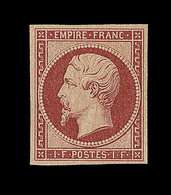 * NAPOLEON NON DENTELE - * - N°18d - Réimpression Du 1F Carmin - Comme ** - TB - 1853-1860 Napoléon III