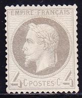 * NAPOLEON LAURE - * - N°27B - 4c Gris - TB - 1863-1870 Napoléon III Lauré