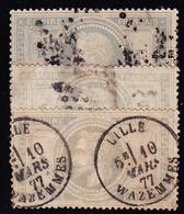 O NAPOLEON LAURE - O - N°33 - 3ex. - Defect. En Réparé - AB - 1863-1870 Napoleon III With Laurels