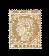 * SIEGE DE PARIS (1870) - * - N°36 - 10c Bistre  -   TB - 1870 Siège De Paris