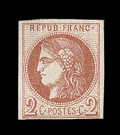 * EMISSION DE BORDEAUX  - * - N°40Ba - 2c Rouge Brique - R2 - TB - 1870 Bordeaux Printing