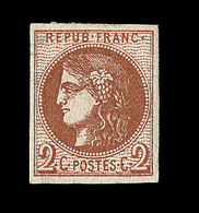 * EMISSION DE BORDEAUX  - * - N°40Bb - 2c Marron - TB - 1870 Emission De Bordeaux