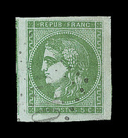 O EMISSION DE BORDEAUX  - O - N°42B - Marges Superbes - Obl. GC - Luxe - 1870 Bordeaux Printing
