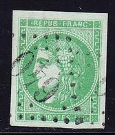 O EMISSION DE BORDEAUX  - O - N°42B - 5c Vert Jaune - R2 - Pièce De Luxe - TB - 1870 Bordeaux Printing
