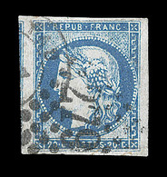 O EMISSION DE BORDEAUX  - O - N°44A - Report 1 - Gdes Marges - Luxe - 1870 Bordeaux Printing