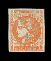 * EMISSION DE BORDEAUX  - * - N°48 - 40c Orange - TB - 1870 Bordeaux Printing