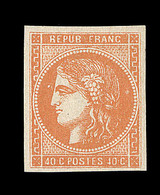 * EMISSION DE BORDEAUX  - * - N°48 - 40c Orange - TB - 1870 Emission De Bordeaux