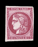 (*) EMISSION DE BORDEAUX  - (*) - N°49c - Rose Carminé - TB - 1870 Emission De Bordeaux