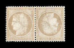 * CERES III ème REPUBLIQUE - * - N°59b - Tête-Bêche - Signé Calves - Belle Pièce - TB - 1871-1875 Ceres