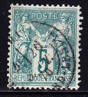 O TYPE SAGE - O - N°64 - 5c Vert - TB - 1876-1878 Sage (Type I)