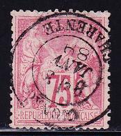 O TYPE SAGE - O - N°81 - 75c Rose - Belle Oblit. - TB - 1876-1878 Sage (Typ I)