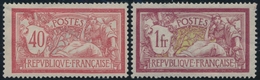 ** TYPE MERSON - ** - N°119 + 121 - TB - 1900-27 Merson