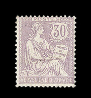 ** TYPE MOUCHON RETOUCHE  - ** - N°128 - 30c Violet - Bon Centrage - TB - 1900-02 Mouchon