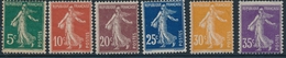 ** TYPE SEMEUSE CAMEE - ** - N°137/42 Dt N°140b (bleu Noir) - TB - 1906-38 Säerin, Untergrund Glatt