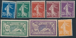 ** TYPE SEMEUSE CAMEE - ** - N°137/44 - TB - 1906-38 Säerin, Untergrund Glatt